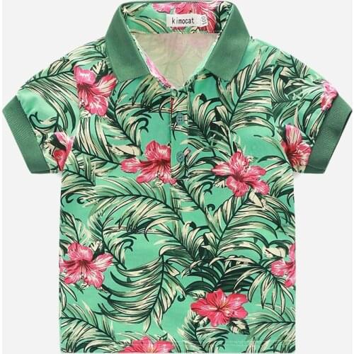 2020 Summer Boys POLO Shirts Cotton Toddler Boy Shirt Short Sleeve Kids Blouse Children Clothes Handsome Baby Boy Clothes