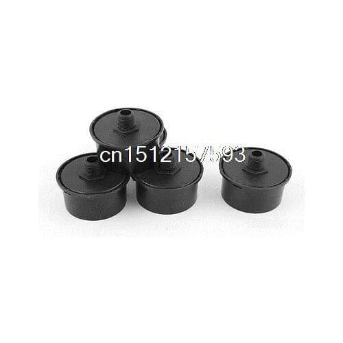 5pcs Plastic 3/8BSP 16mm Threaded Air Compressor Intake Filter Muffler Silencer