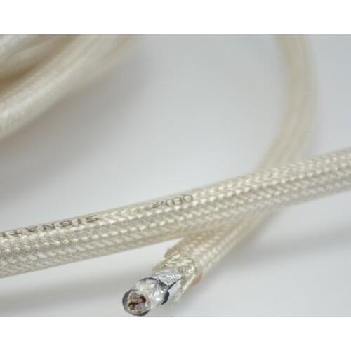 Per Meter QED 4 core Silver Plated RCA Audio Cable signal Cable for Audiophile DIY Interconnect Audio Cable