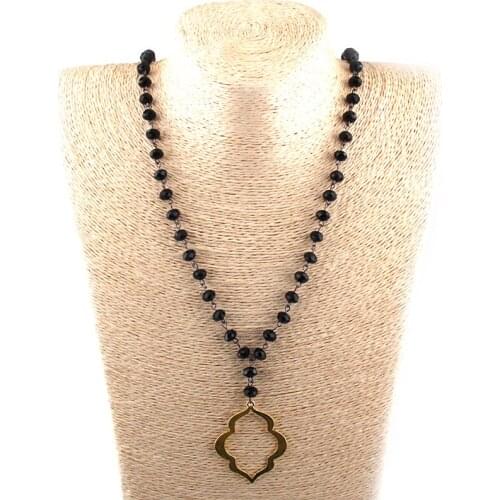 Free Shipping Fashion Glass Rosary Chain Rustic Soldered Artisan Jewelry Crystal Glass Beads Needle Sexy Lip Necklace