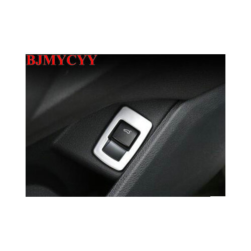 BJMYCYY 1pcs Interior Car Rear Trunk Switch Button Trim Cover For BMW X1 F48 2016 2017 car styling