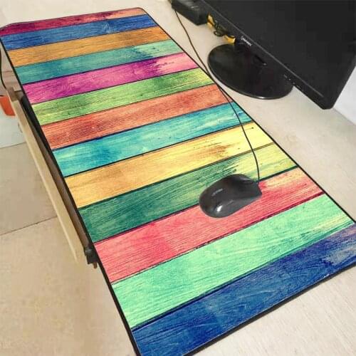 90x40/80x30 Colors Wood Board Gaming Large Mouse Pad Gamer Laptop Computer Mousepad Lock Edge Game Pc Keyboard Desk Mat
