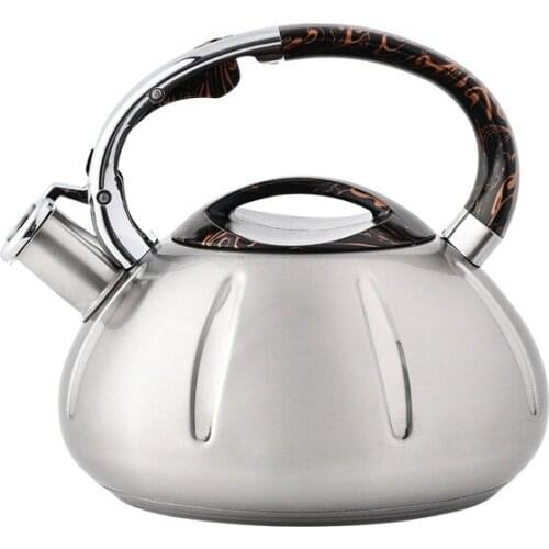 3L Stainless Steel Whistling Tea Kettle Food Grade Tea Pot Household Kitchen Teakettle