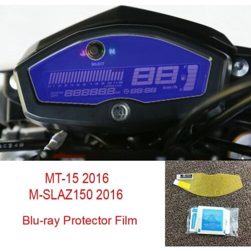 For Yamaha MT-15 2016 Motorcycle Speedometer Cluster Scratch Protection Film Screen Blu-ray Protector New M-SLAZ150 2016