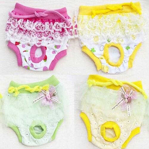 Girl Princess Sanitary Pant For Dogs Comfort Cute Small Medium Animal Puppy Chihuahua Poodle Physiological Pants Accessories