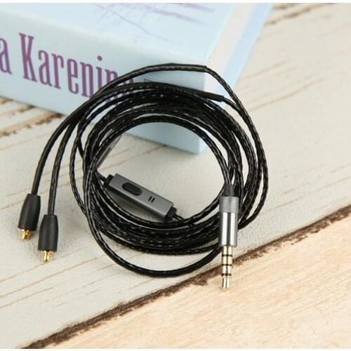 Cable for Sennheiser ie8 ie80 Twist Earphone Cable HiFi Earphone Wire for iphone xiaomi Samsung