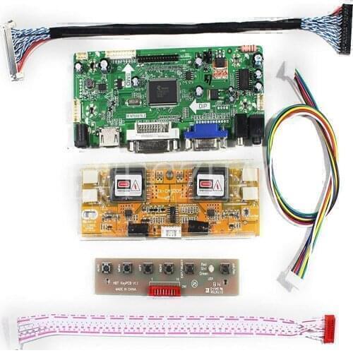 M.NT68676 Board Kit for LTM170EU-L21 LTM170EU-L25 HDMI+DVI+VGA LCD LED screen Controller Board Driver