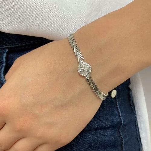 NEW Fashion Model Silver 925 Bracelets for Women High Quality Gift Luxury Zircon Party Jewelry
