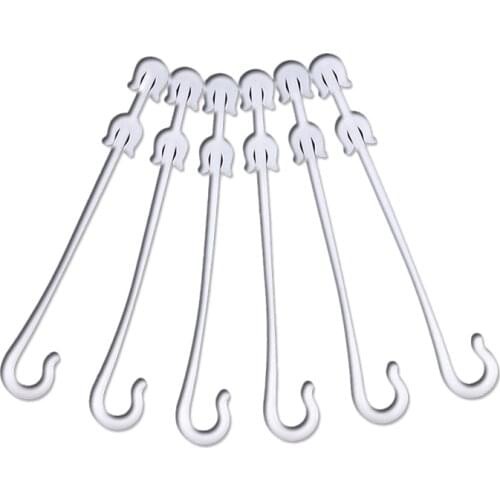 New 150PCS Fruit Tomato Vine Stem J Hook Clips Plant Support Garden Clips Hanging Pull Hook Holder Vine Stem Anti-Break