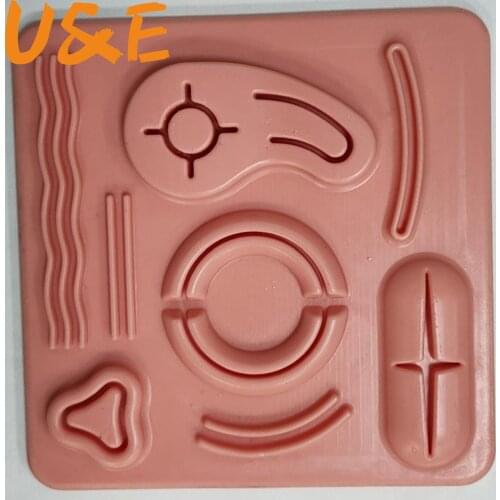 Teaching model Laparoscopic simulator Stitching 3D Silicone Suture Practice Pad for Doctor Nurse Student practice