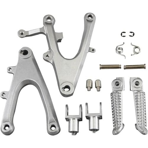 YZF R1 Motorcycle Front Footpeg Footrest Foot Rest Holder For Yamaha YZF-R1 2004 2005 2006 CNC Aluminum