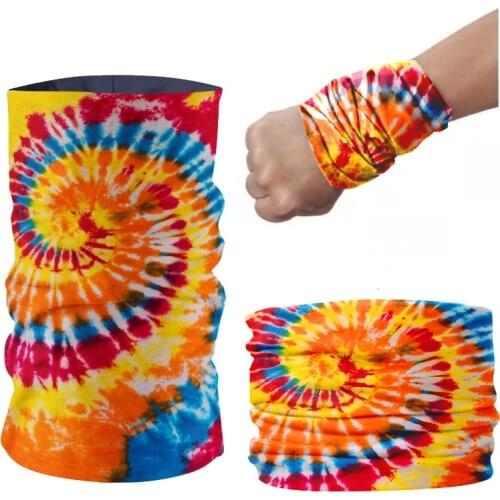 3D Printed Women Sports Neck Scarf Outdoor Climbing Fishing Windproof Headscarves Multifunctional Seamless Elasticity Bandana