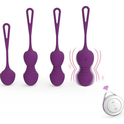 Kegel Ball Vibrators Remote Control Vibrating Egg Vaginal Tight Exercise Vaginal Geisha Muscle Shrink Erotic Sex Toys For Women