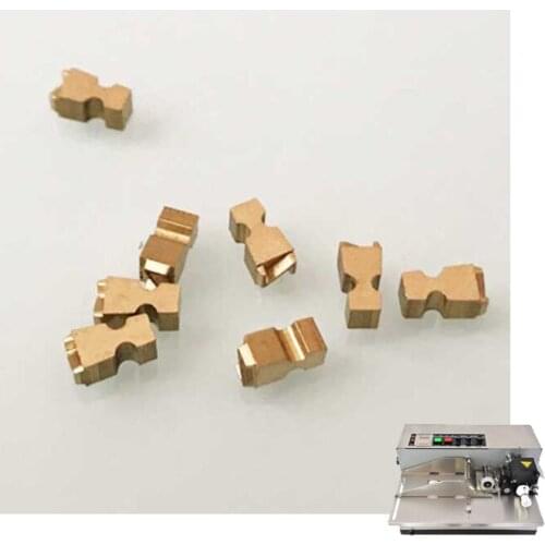 Characters for printing for MY380 coding machine(0-9 each one 6pcs,EXPLOTMFG each one 2pcs, symbols 6pcs)