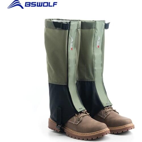Outdoor Hiking Gaiters Leg warmers Snow Legging Gaiters Shoes cover Climbing Skiing Waterproof Boots Travel shoes for cycling