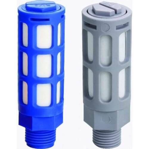 10pcs/lot Pneumatic solenoid valve plastic muffler PSL-01, Thread G1/8