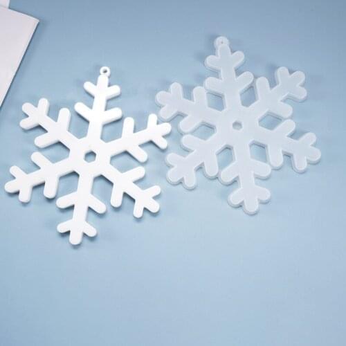 Big Snowflake Silicone Mold Christmas Decoration Ornament Making Epoxy Resin Craft Supplies Resin Mold Resin Art Supplies(199mm)