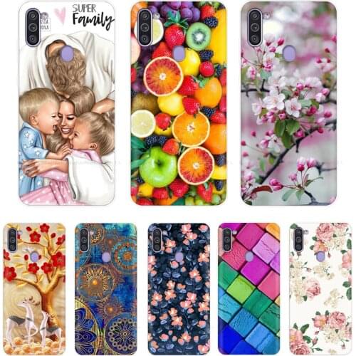 6.4" For Samsung Galaxy M11 Case Silicon TPU Phone Case For Samsung Galaxy M11 M115F M21 M31 M30s GalaxyM11 Case Soft Back Cover
