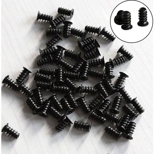 30PCS 10mm Black Professional Computer PC Case Cooling Fan Durable Screw For Fans