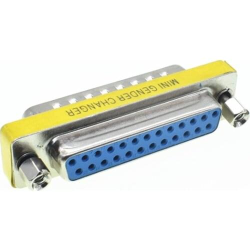 D-SUB DB25 Serial Cable Extended Adapter 25 Pin DB25 Male to Female M-F minitype Changer Connector