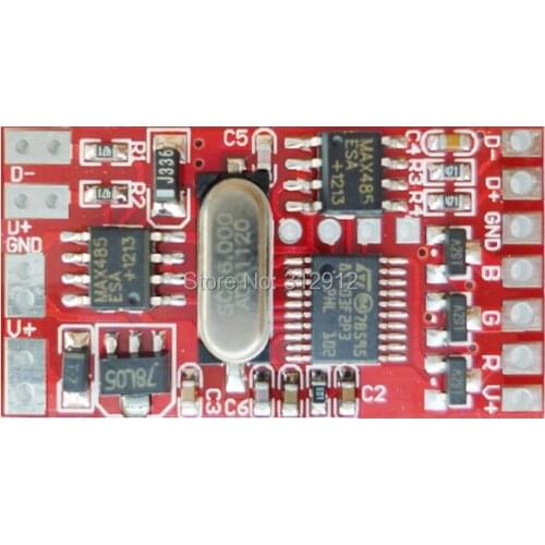 DM-103;3 channel RGB dmx constant voltage decoder,DC12-24V input,max 2A*3channel output