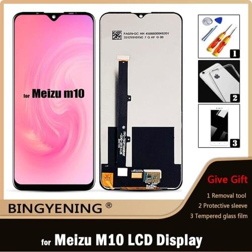 Original For Meizu M10 LCD Display Screen Touch Digitizer Assembly For 6.5 inch Meizu M10 Phone
