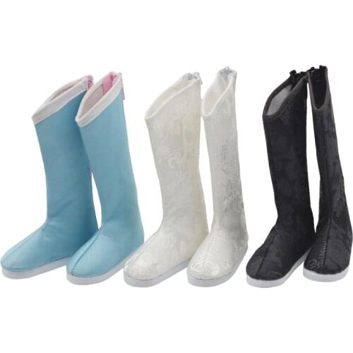 Chinese Ancient Costume Shoes Boots for 1/3 BJD SD DK DZ AOD DD SD17 70Cm BJD Doll Toy Shoes Accessories