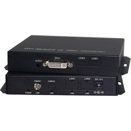 Jyttek DVI+Audio optical extender Fiber Optic media converters 1080P Tx/Rx 1310/1550nm