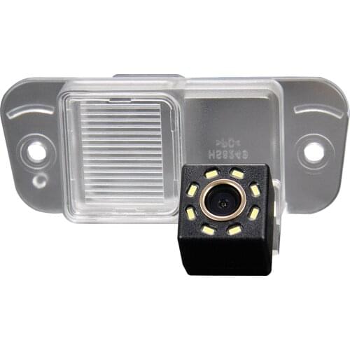 Misayaee Car Rear View Reverse Parking Camera Golden 8 Led for Ssangyong Rexton Lester Kyron Korando Actyon