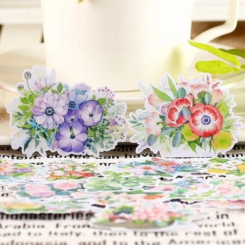 20pcs Creative Cute kawaii self-made Fang Fei flowers stickers scrapbooking diary /decorative stickers/DIY craft photo albums