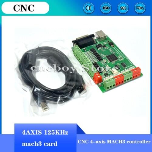New USB mach3 motion control card CNC machining Engraving machine motion control card With handwheel interface