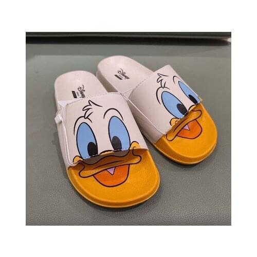 Disney Donald Duck Hot Air Flip Flops Women Wear New Summer 2021 Sandals and Slippers