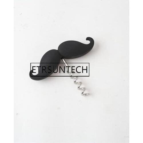 50pcs Mustache Bottle Corkscrew Opener Novelty Wine Opener Fridge Magnet Wedding Birthday Favor and Gift