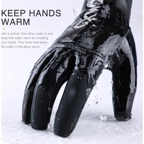 Winter waterproof gloves Snorkeling Scuba Diving Spearfishing Cycling Gloves Kailaf protective gloves waterproof