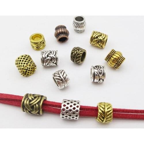 10pcs DIY Big large Hole Jewelry Making Findings Charms Bracelets beads Accessories