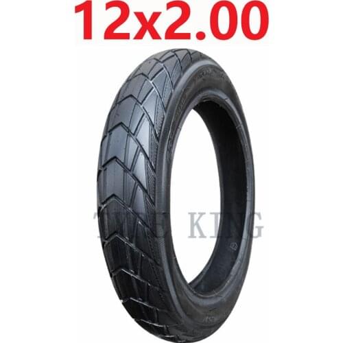 12 Inch 12x2.00 Inner and Outer Tyre 12x2.0 Tire for Electric Bicycle, Childrens Bike Parts