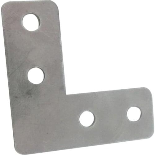 20pcs 40mm x 40mm L Type Bracket Stainless Steel 1mm Thickness Mending Repair Plate Connector Corner Angle Bracket