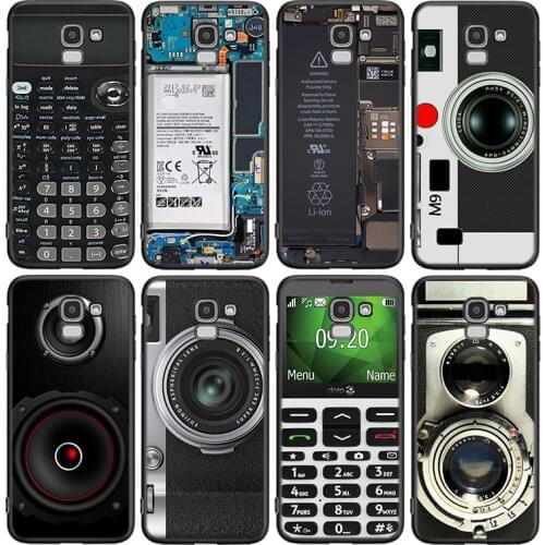 Battery Camera Calculator For Samsung Galaxy J8 J7 Duo J6 J5 Prime J4 Plus J3 J2 Core 2018 2017 2016 Phone Case Cover