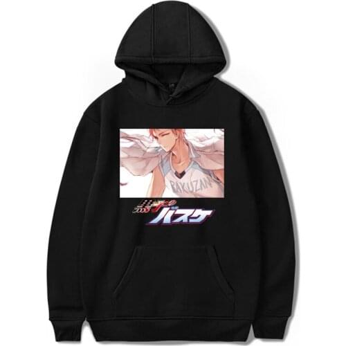 Anime Kuroko no Basketball Hoodie SEIRIN School Pullover Manga Printed Costume Oversized Harajuku Sweatshirt Top Unisex Clothing