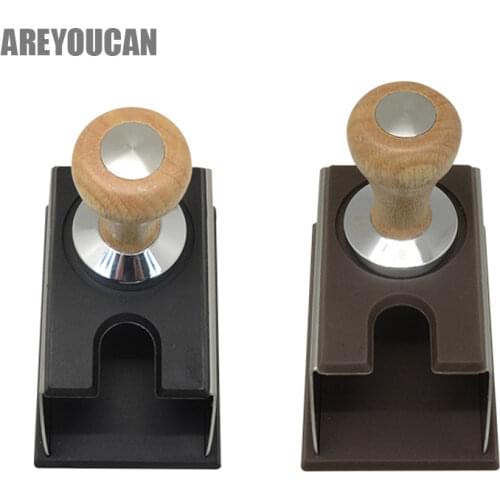 Areyoucan Perfect Coffee/Black Silicon Espresso tamper Mat Stand holder support base rack (no coffee tamper) Accessories