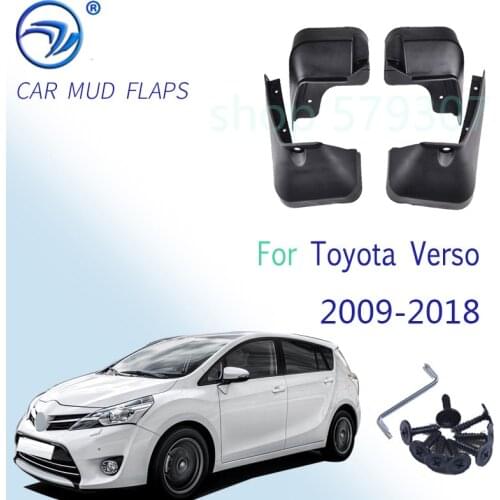 Car Mud Flaps For Toyota Verso 2009-2016 Mudflaps Splash Guards Mud Flap Mudguards Fender 2010 2011 2012 2013 2014 2015