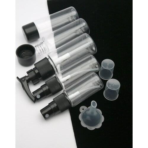 Hot Sale 7pcs/set Refilable Bottles Pack Liquid Containers Flight Travel Size Shampoo Cream Cosmetics Portable Bottle 1715