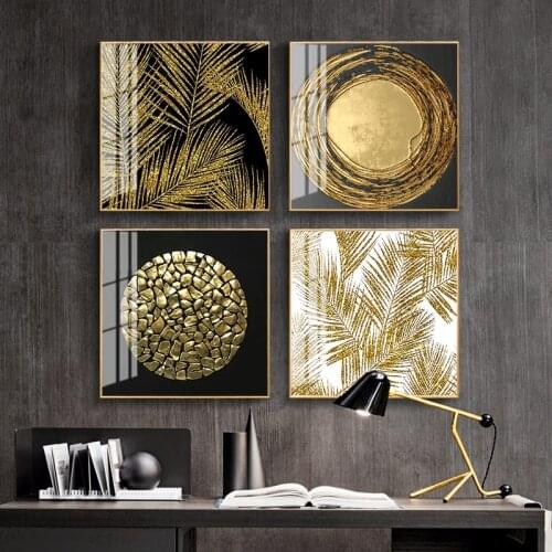 Art Retro Print Living Room Vintage Minimalist Picture Abstract Gold Luxury Posters Nordic Canvas Art Painting Home Decor Wall