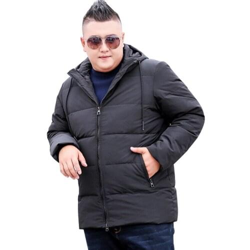 2019 New Winter Park Hooded jacket Mens Warm Black jacket Fashion Casual jacket Mens Windbreaker size XL 8XL 9XL-10XL