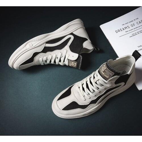 Men Casual Shoes Breathable Outdoor Casual Shoes White Shoe For Men Male Mens Black Color Leisure