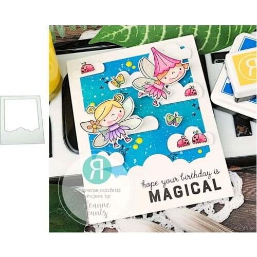 New Arrival Cloud Frame Background Metal Cutting Dies Scrapbooking Craft Die Cut Stencil Card Make Mould Sheet Decor Template