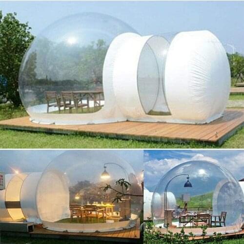 Inflatable clear Tent House,Inflatable Bubble Tent ,Rainproof Foam Air Dome Tent, Suitable for Outdoor Camping, Backyard
