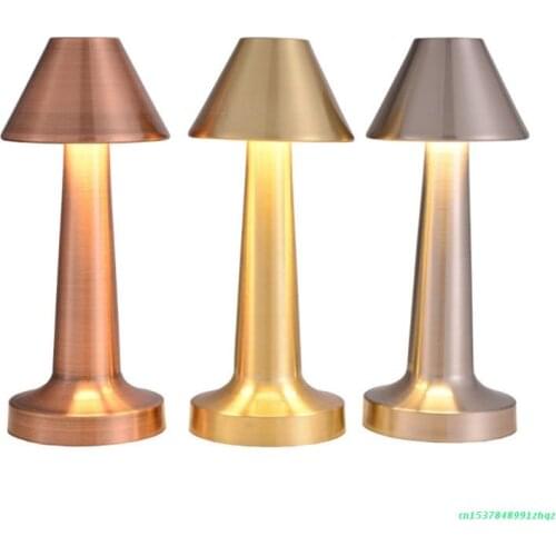 Vintage Bar Night Light Portable USB LED Table Lamp USB Rechargeable Desk Light