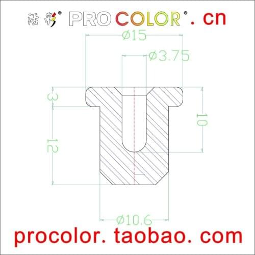 Soft Half solid Silicone rubber plug Sealed hole blocking dustproof office chair mat 25/64" 10mm 10.6mm 10 10.2 10.5 10.6 mm