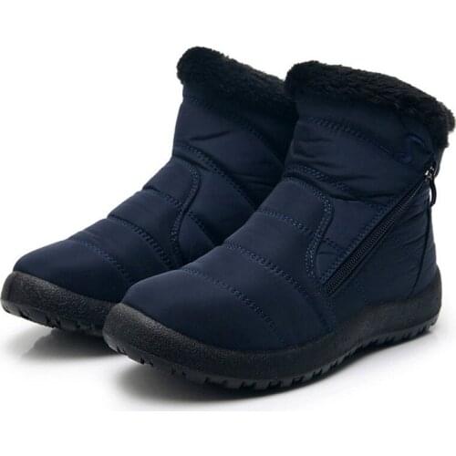 Women Boots Waterproof Snow Boots Female Plush Winter Boots Women Warm Ankle Winter women shoes